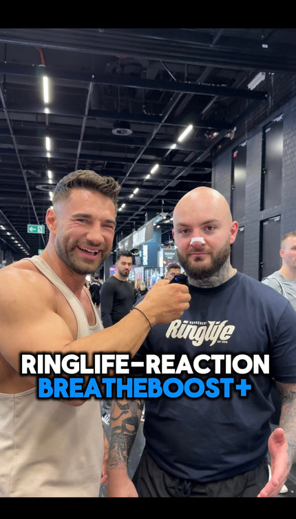 <strong>Ringlife </strong>- Endlich ein Nasenpflaster, das wirklich funktioniert. BREATHEBOOST+ ist ein Game Changer!